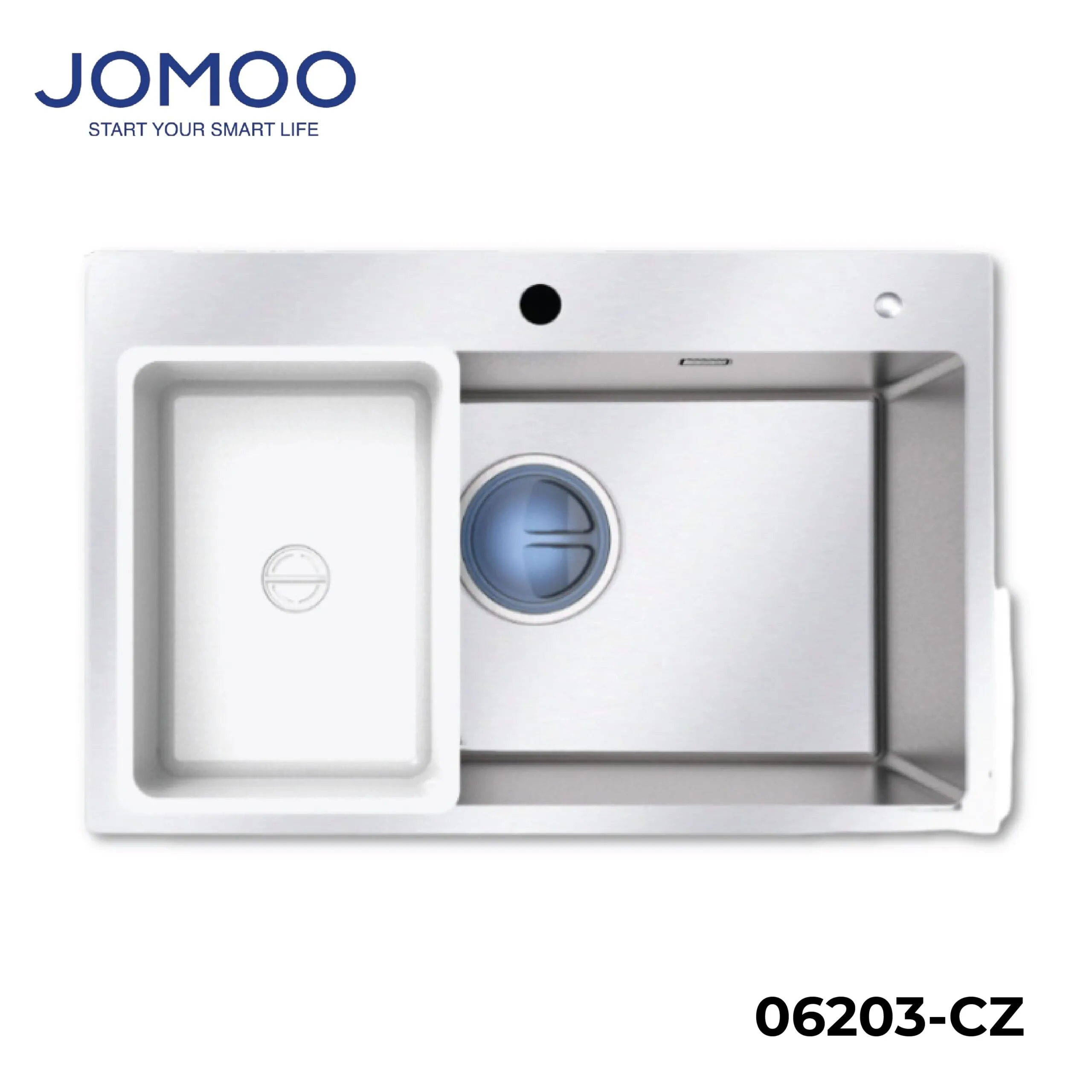 Chậu Rửa Bát 1 hố JOMOO 06203-CZ