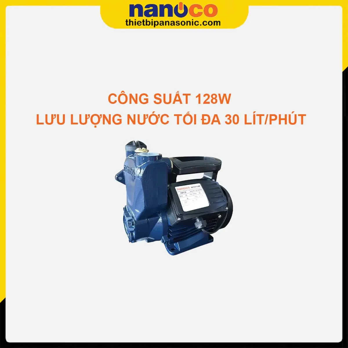 Máy bơm đẩy cao Nanoco 128W NSP128