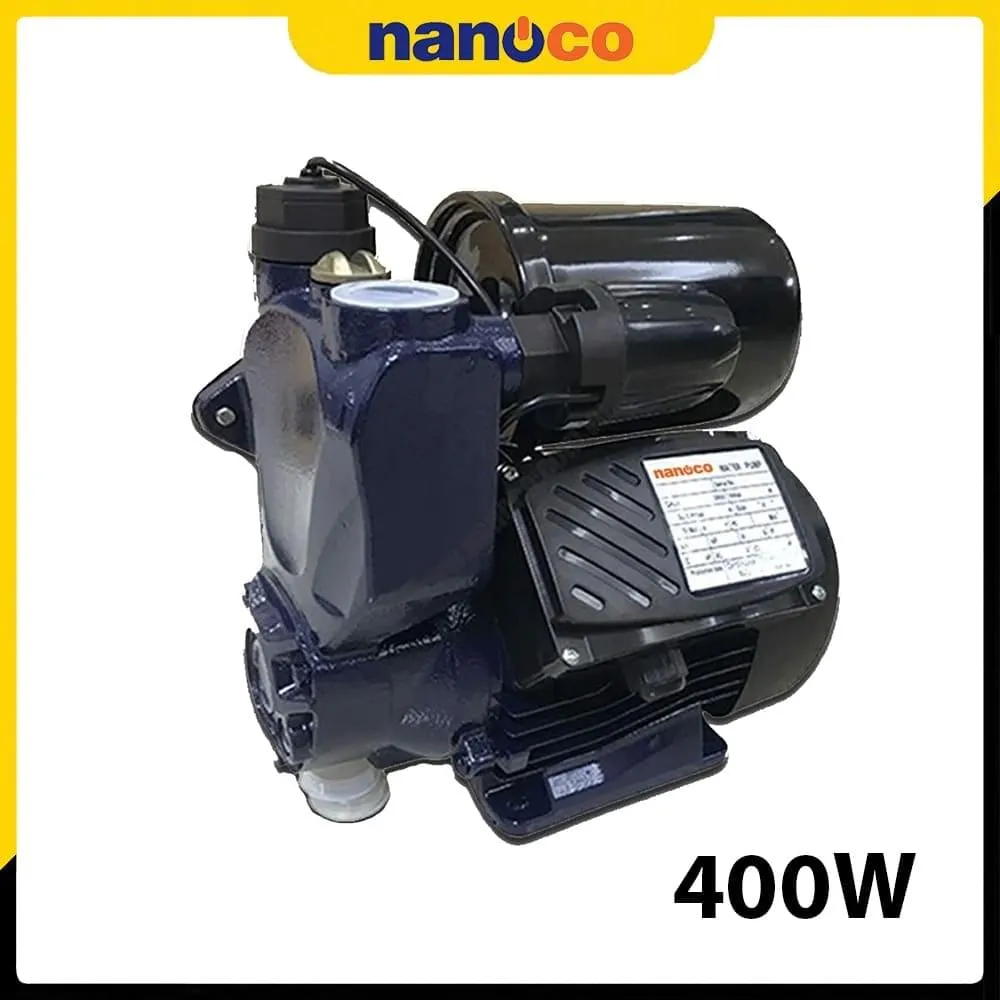 Máy bơm tăng áp chịu nhiệt Nanoco 400W NCPS400-A