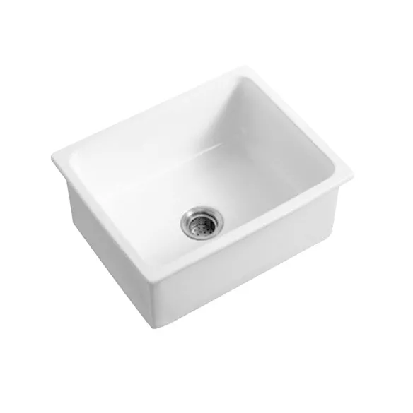 Chậu rửa bát 1 hố sứ FFC kháng khuẩn Basic BS-K008-24