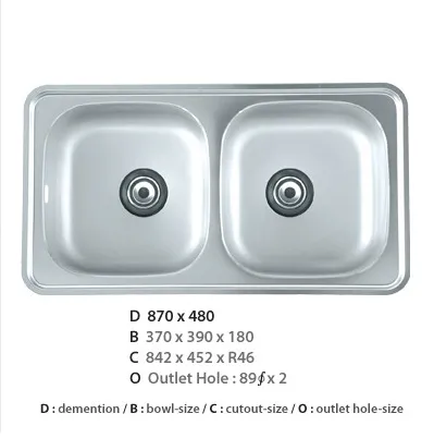 Chậu rửa bát Hàn Quốc CICO ISD-870