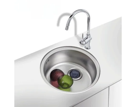 Chậu rửa bát Daesung 1 hố tròn (inox 304) DR-460