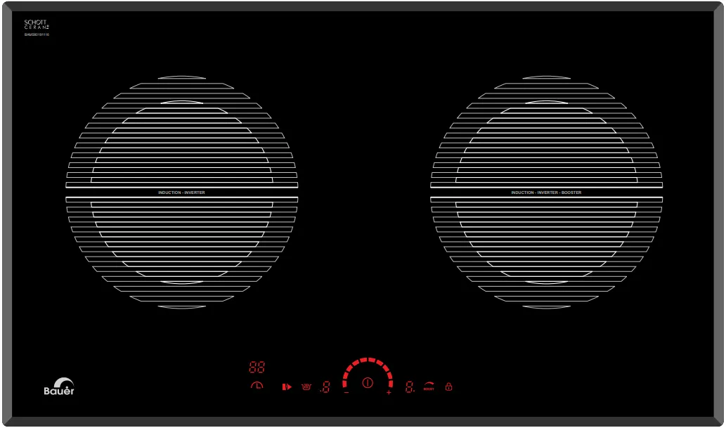 Bếp từ đôi Bauer BE 58GTC