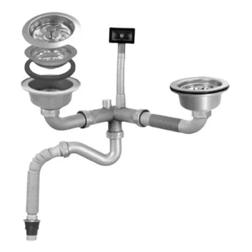 Xi phông chậu rửa chén bát 2 hố RANCO RC-252