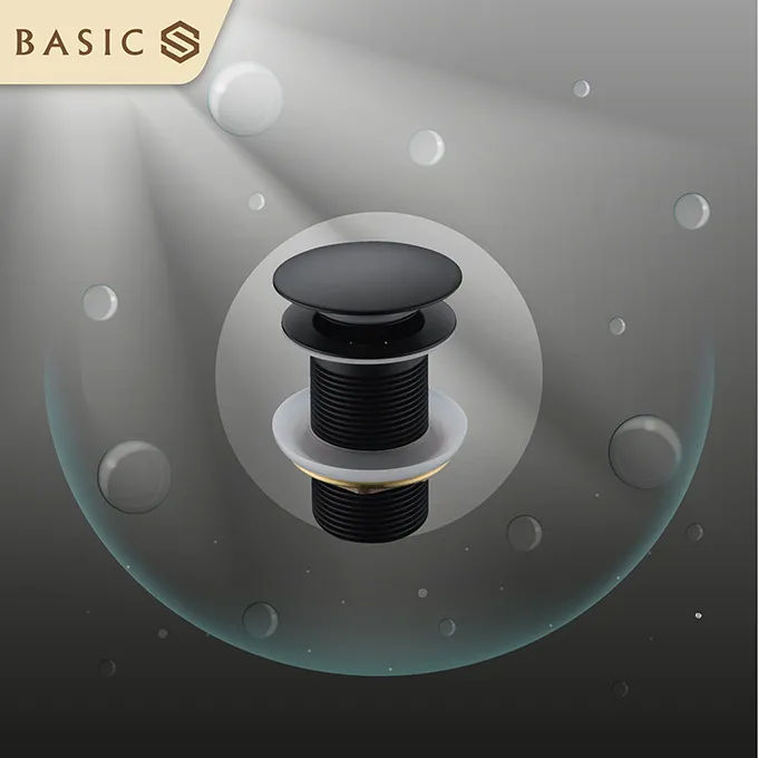 Bộ xả nhấn chậu lavabo Basic BP-21015B 
