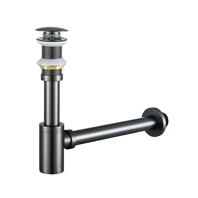 Bộ xi phông ấn màu ghi 304 XPGR01