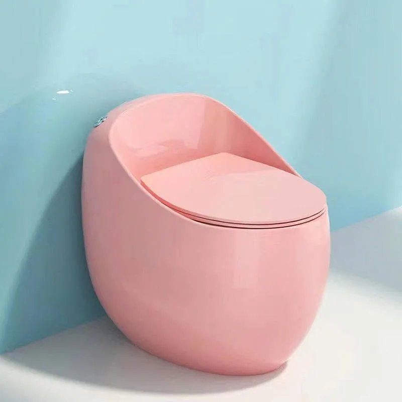 Bồn cầu 1 khối màu hồng BC6517A