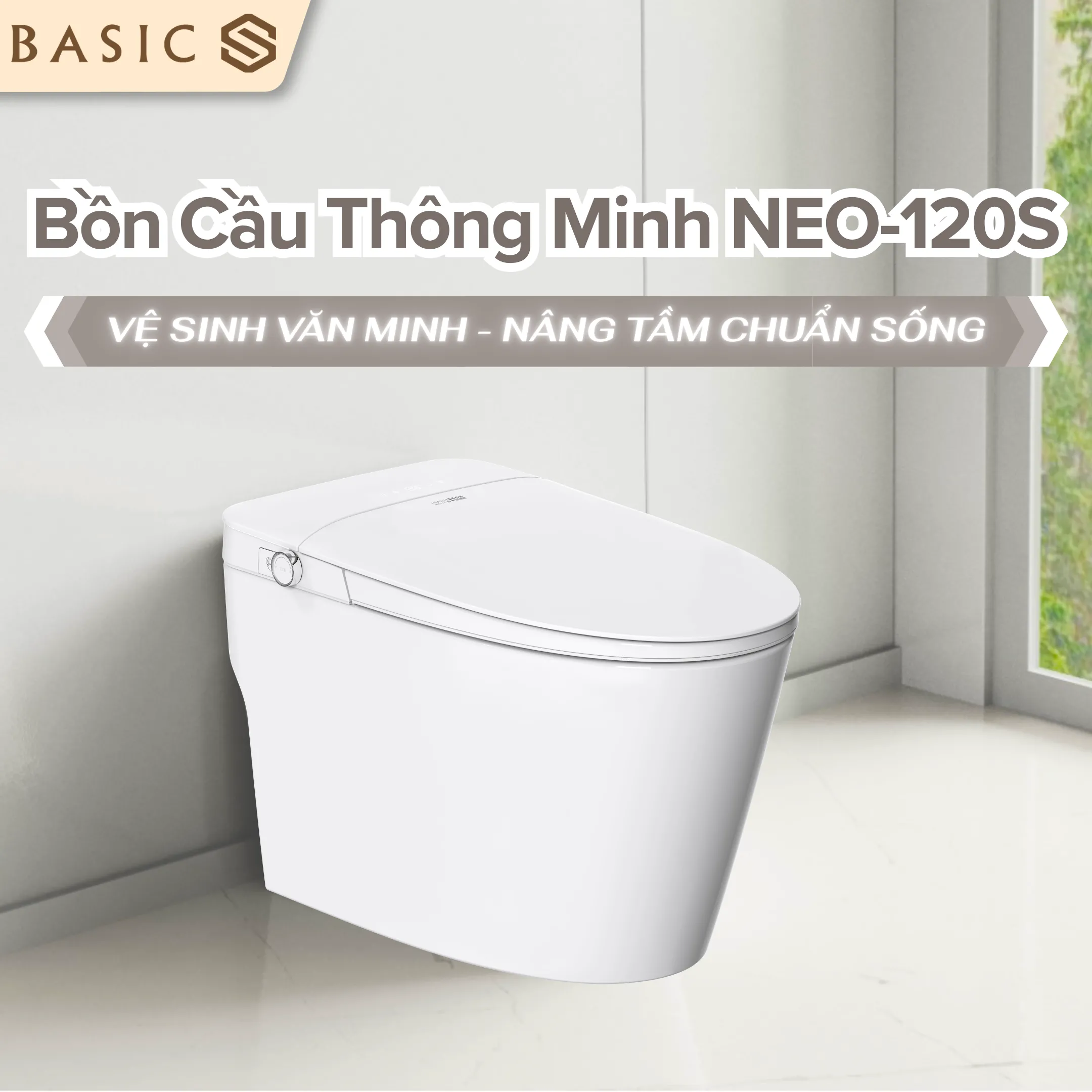 Bồn Cầu Chăm Sóc Thông Minh Cao Cấp NEO-120S