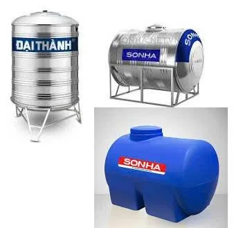 Bồn nước inox- nhựa