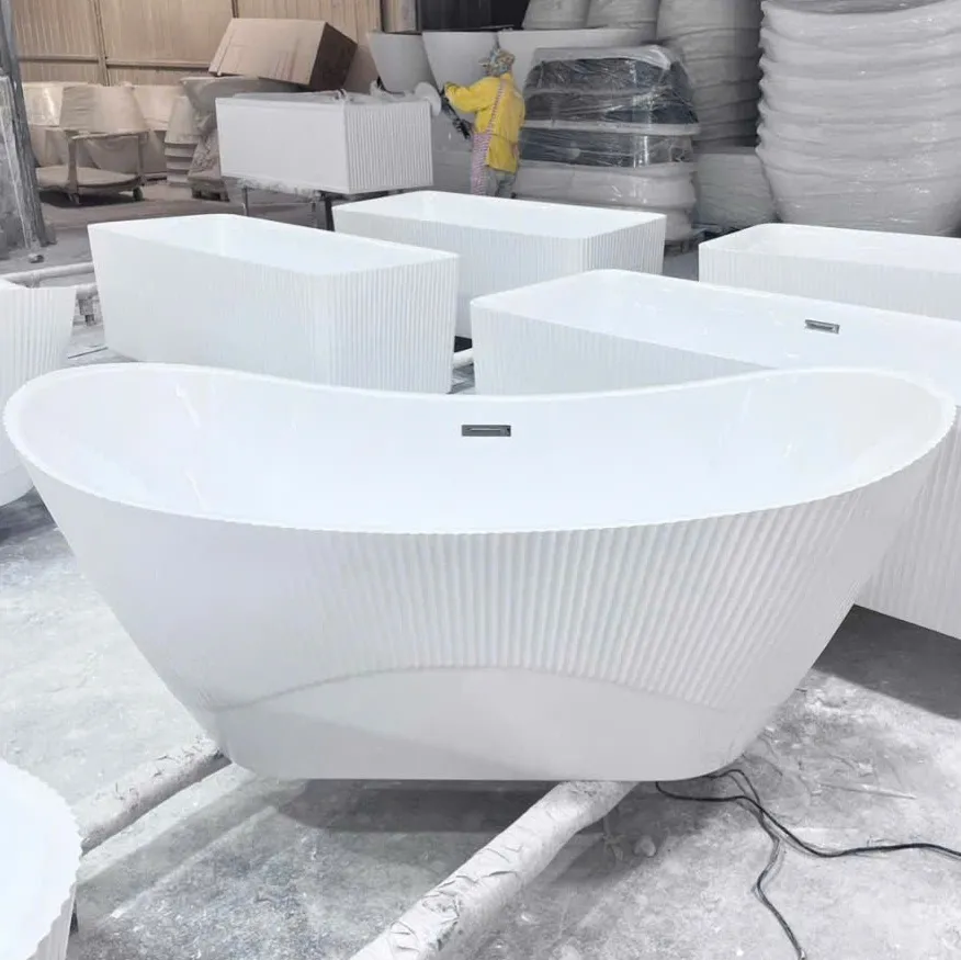 Bồn tắm ngâm độc lập đĩnh bạc BTDL04