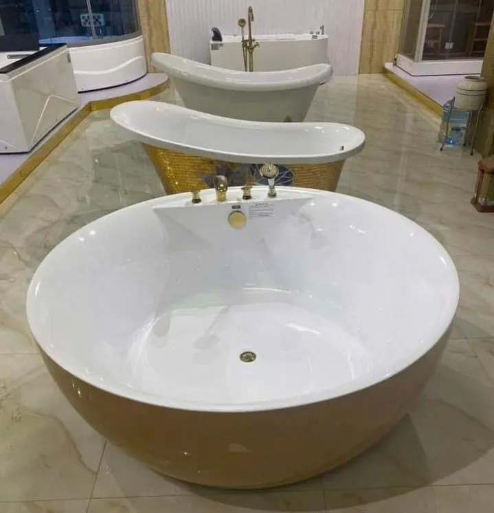 Bồn tắm ngâm hình tròn độc lập BTDL07