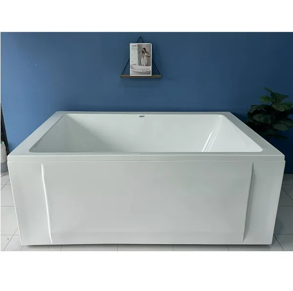 Bồn tắm ngâm đặt sàn hình chữ nhật SAWO SW5718