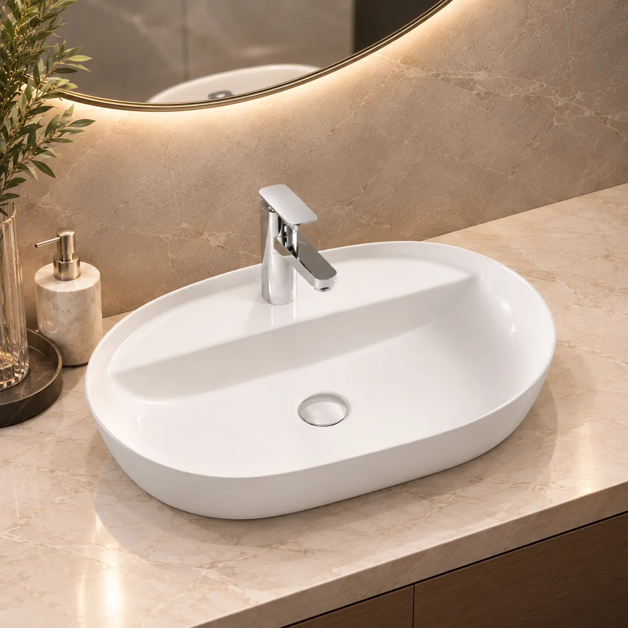 Chậu rửa đặt bàn Basic BSB-1375
