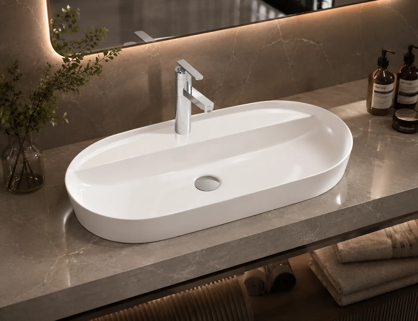 Chậu rửa đặt bàn Basic BSB-1376