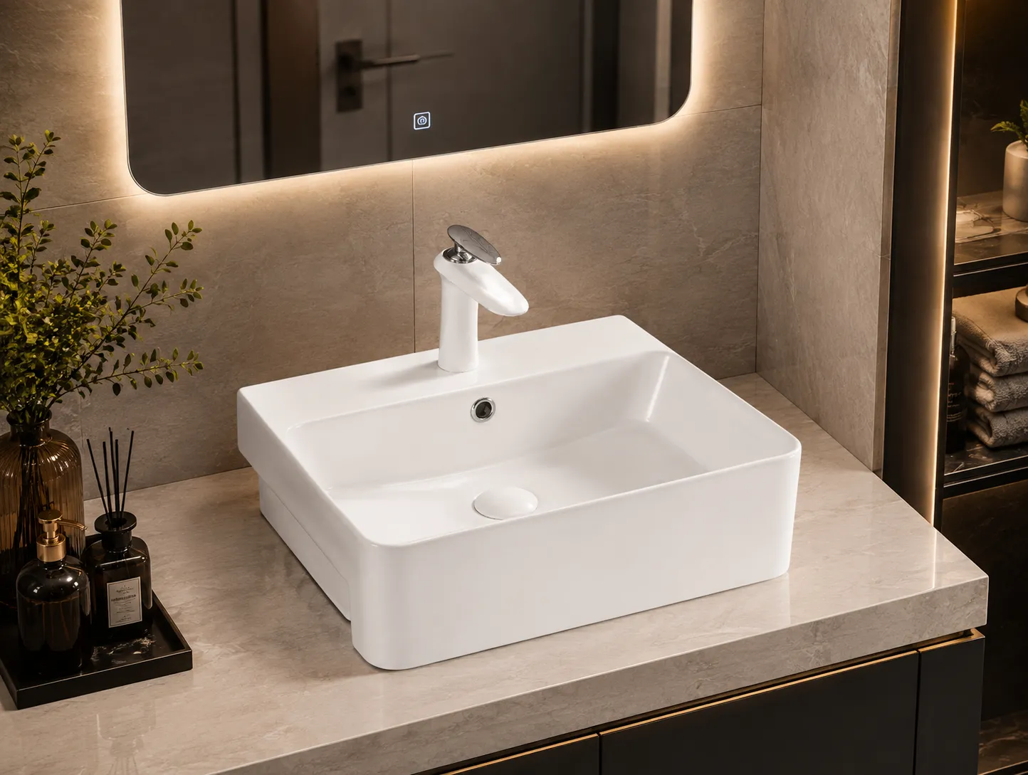 Chậu rửa đặt bàn Basic BSB-514A
