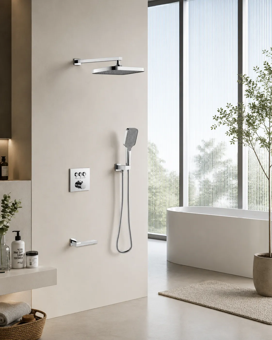 Sen âm tường nóng lạnh cao cấp Basic BW-85252