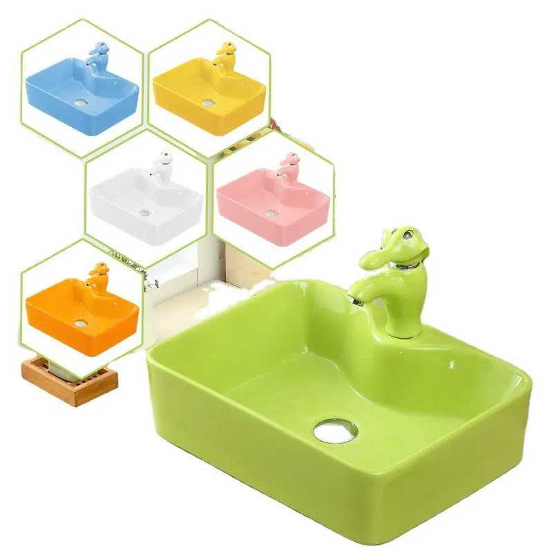 Chậu rửa mặt đặt bàn cho bé CTE3
