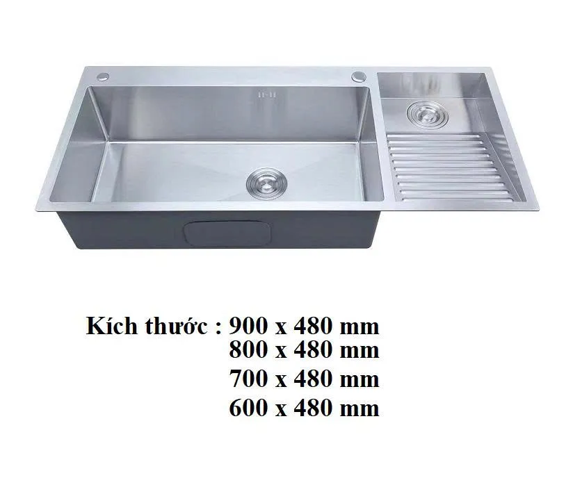Chậu giặt đa năng Inox 304 CG304-80 