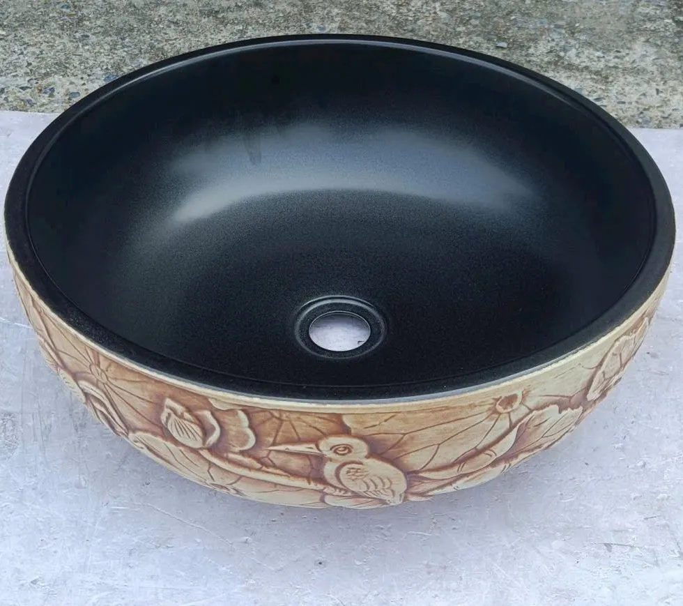 Chậu lavabo nghệ thuật C003