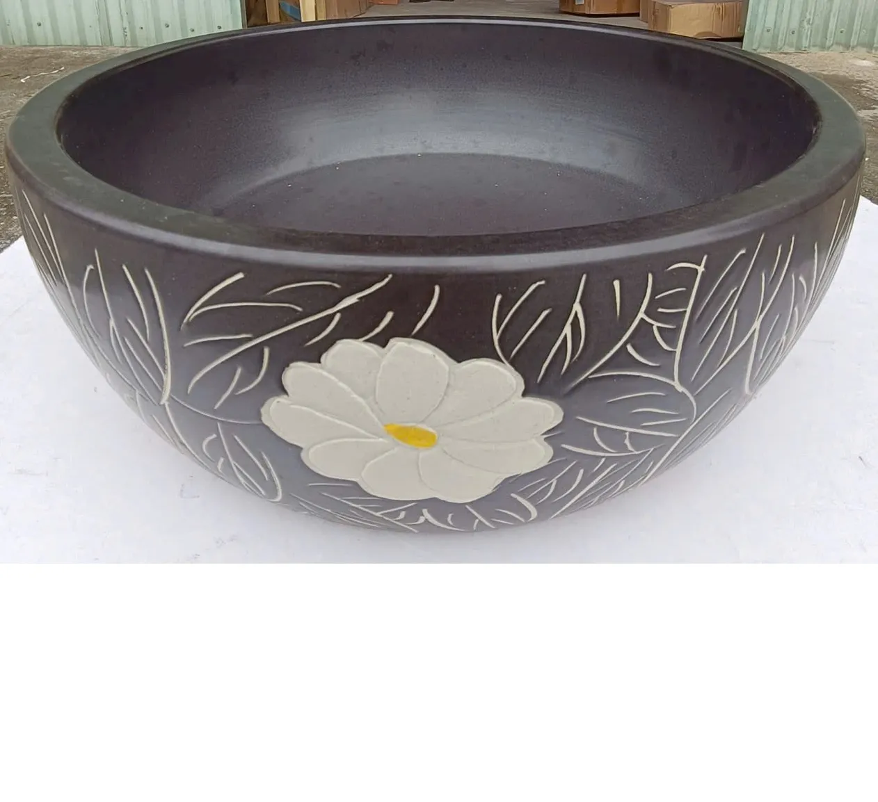 Chậu lavabo nghệ thuật C007