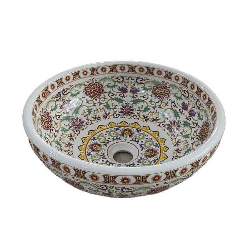 Chậu lavabo nghệ thuật C018