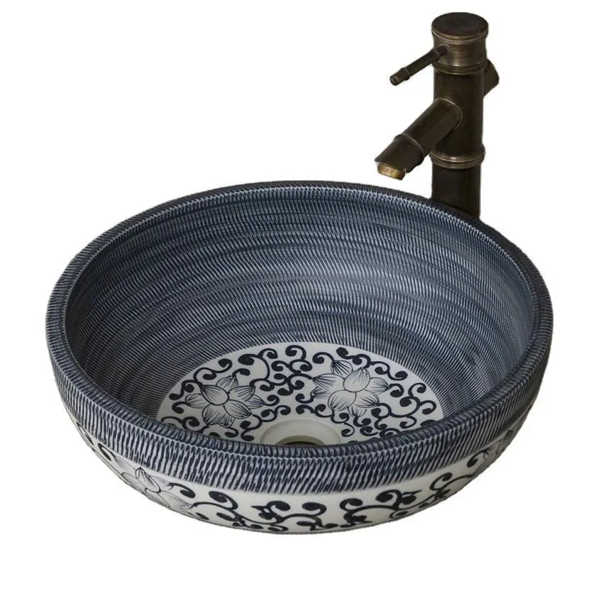 Chậu lavabo nghệ thuật cổ điển C012