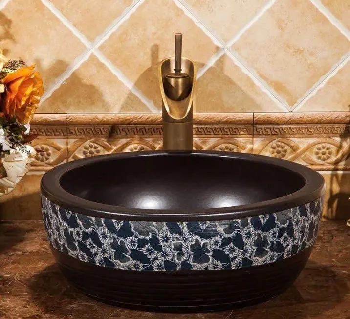 Chậu lavabo nghệ thuật cổ điển C013