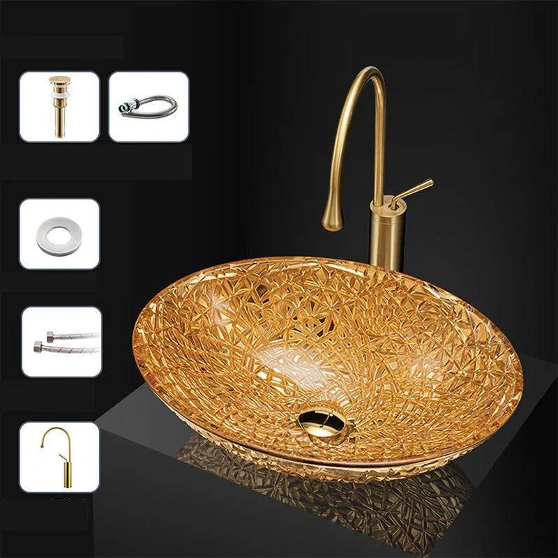 Chậu lavabo thủy tinh 