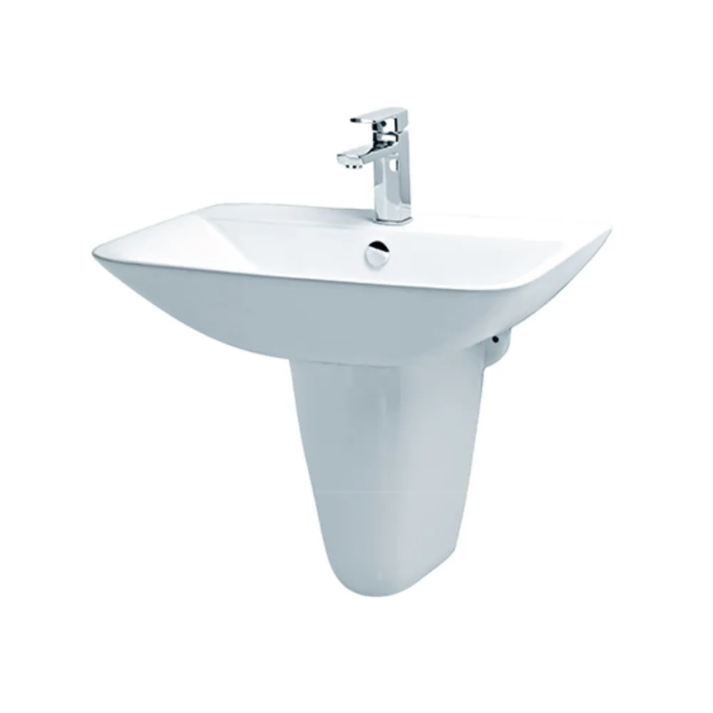 Chậu treo tường chân lửng CAESAR L2355 + P2443