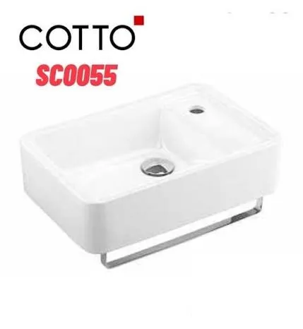 Chậu lavabo treo tường COTTO SC00657
