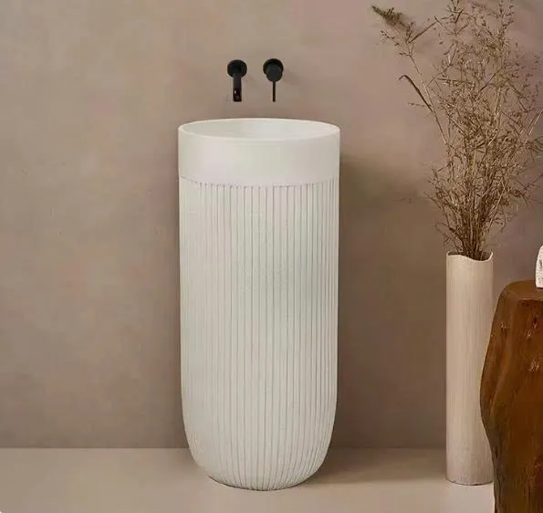 Chậu nghệ thuật chân đứng bằng đá nhân tạo CNT012VD