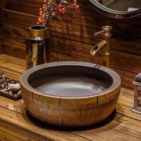 Chậu nghệ thuật đặt bàn CNTC021