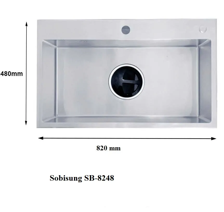 Chậu rửa bát 1 hố Hàn Quốc Sobisung SB-8248