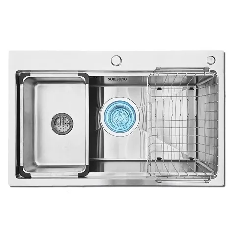 Chậu rửa bát 1 hố Hàn Quốc Sobisung SB-8250 T (820x500x225mm)