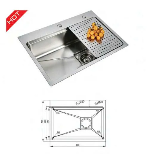 Chậu rửa bát HUGE H-KS6045-Lux