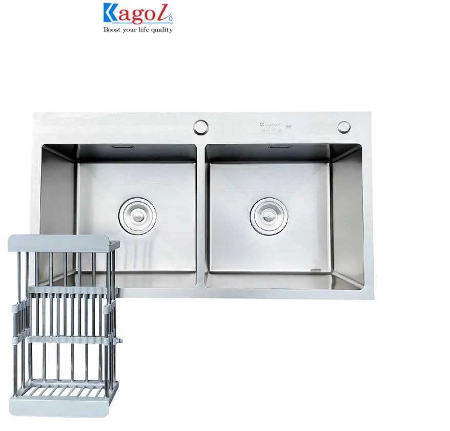 Chậu rửa bát 2 hố Kagol