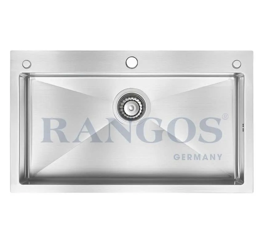 CHẬU RỬA BÁT HANDMADE 1 HỐ LỚN RGS-6843