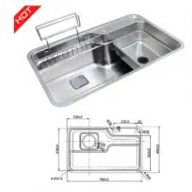 CHẬU RỬA BÁT HUGE H-JS7848-PRO