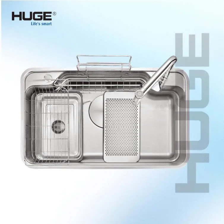 Chậu rửa bát 1 hố HUGE H-JS8048