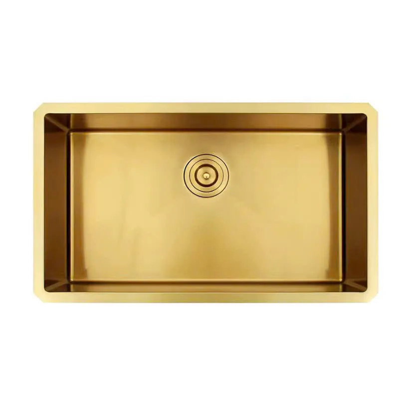 Chậu rửa bát 1 hố màu vàng BT8045V