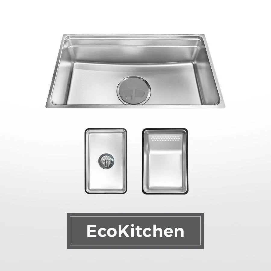 Chậu rửa chén 1 hố Malloca LINEN MS7643SS