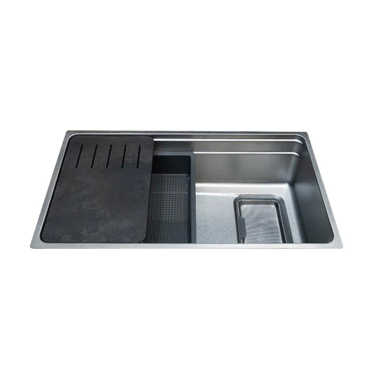 Chậu rửa chén 1 hố Malloca SILVER MS7743SI
