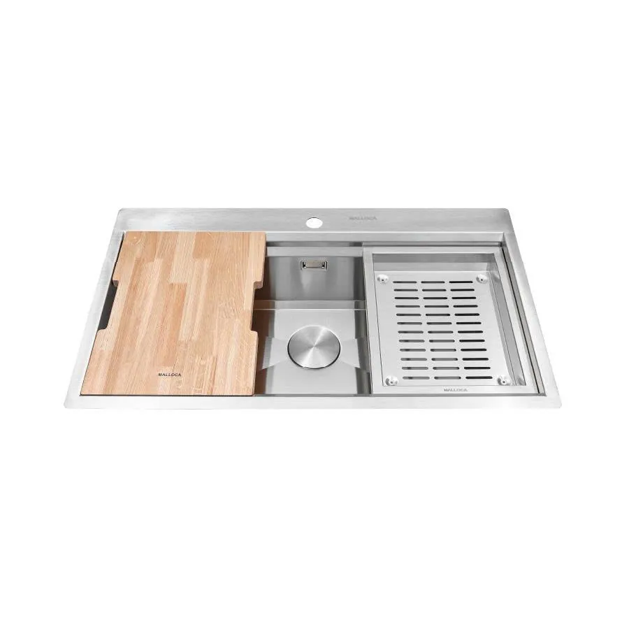 Chậu rửa chén 1 hố Malloca SLIDE MS861