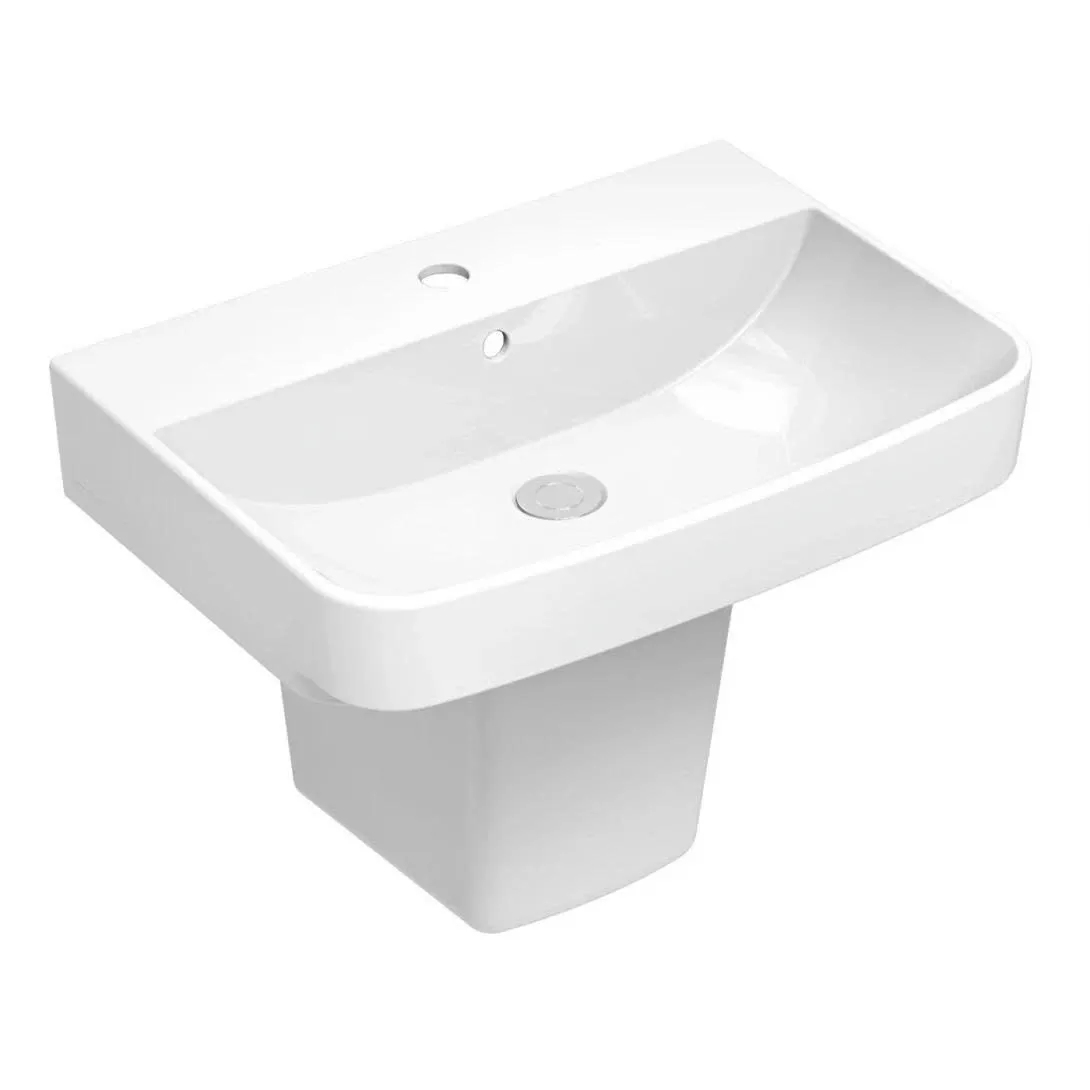 Chậu Rửa Lavabo Viglacera CD58  - Kèm chân lửng