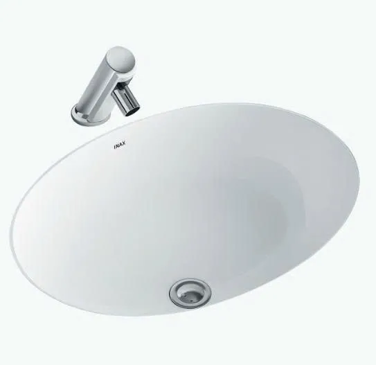 Chậu rửa mặt âm bàn inax L-2293V