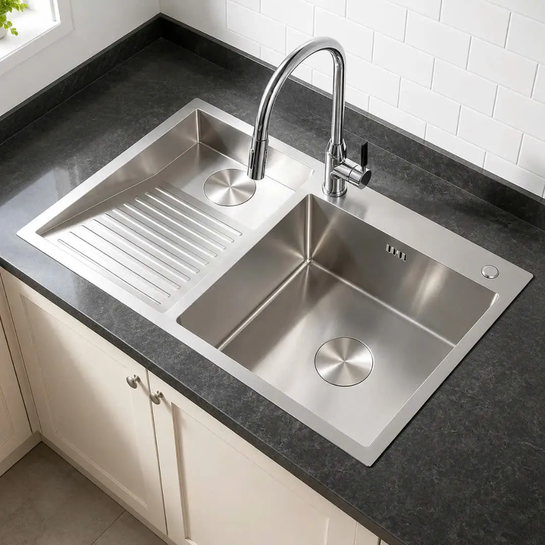 Chậu giặt đa năng Inox 304 8048CG