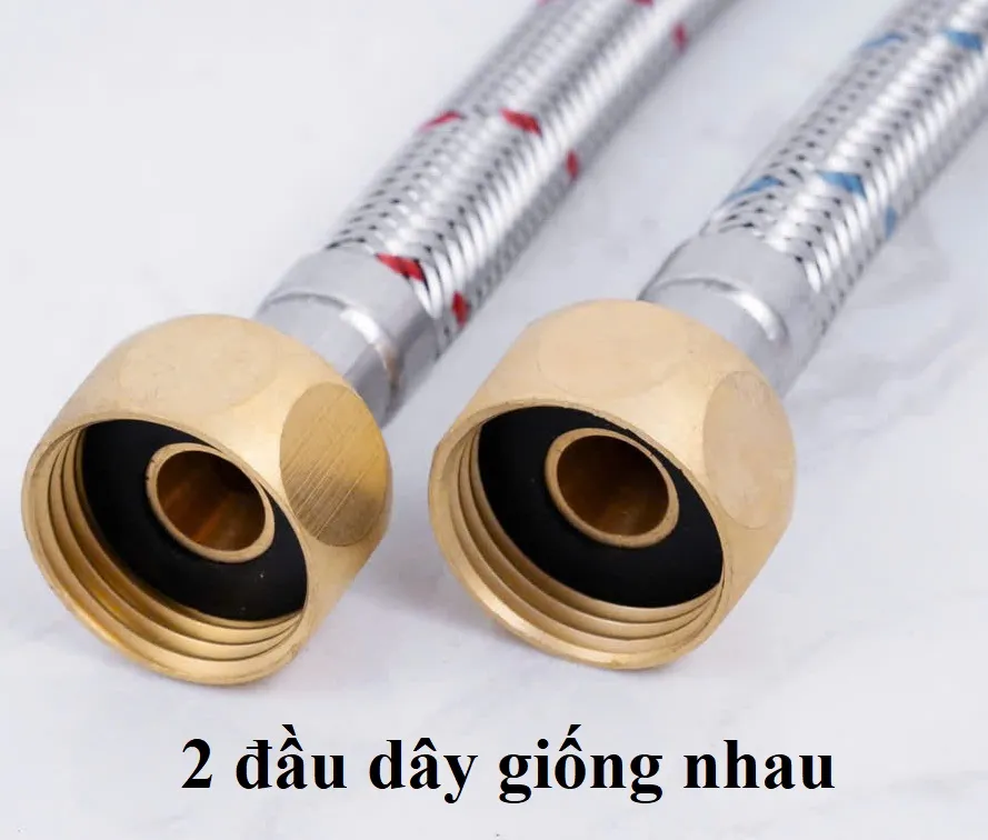 Dây cấp nước 2 đầu giống nhau