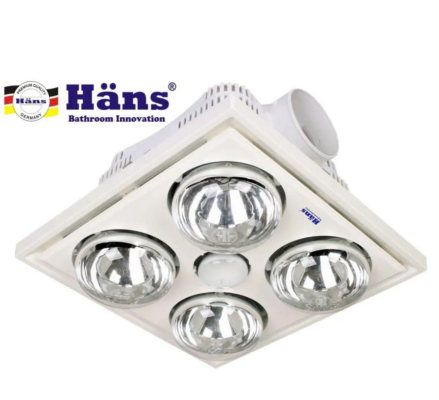 Đèn sưởi 4 bóng âm trần Häns – H4B