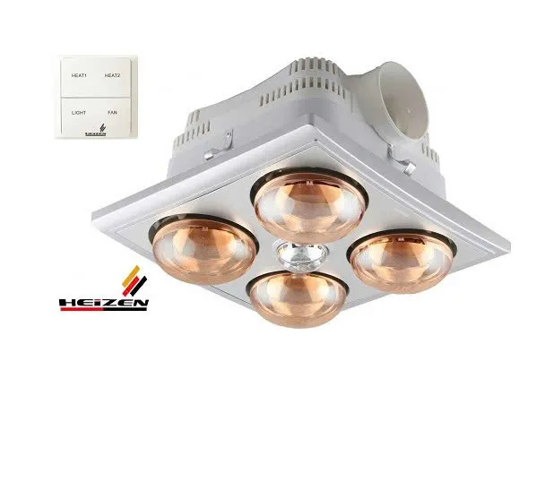 Đèn sưởi âm trần 4 bóng Heizen –  HE4BR