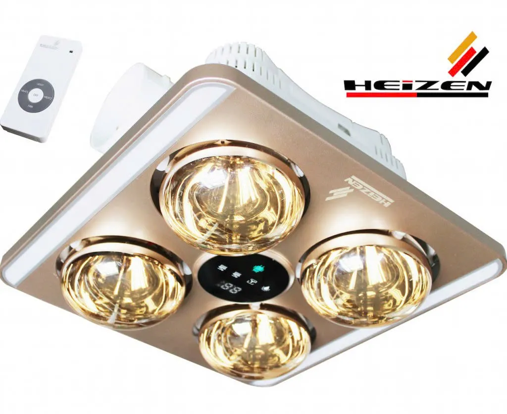Đèn sưởi âm trần 4 bóng Heizen –  HE9